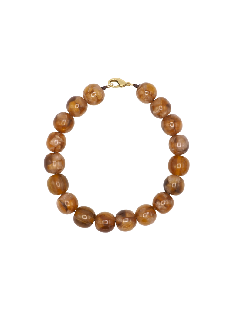 ROUND CARAMEL NECKLACE