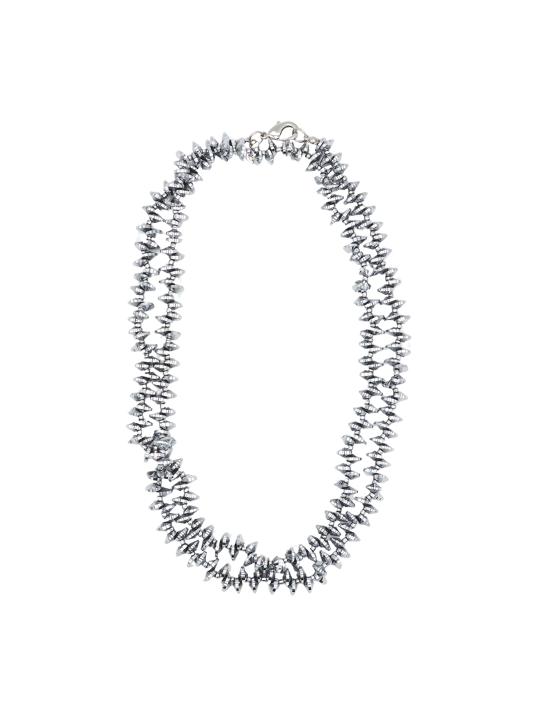 BRILLI NECKLACE - DARK SILVER