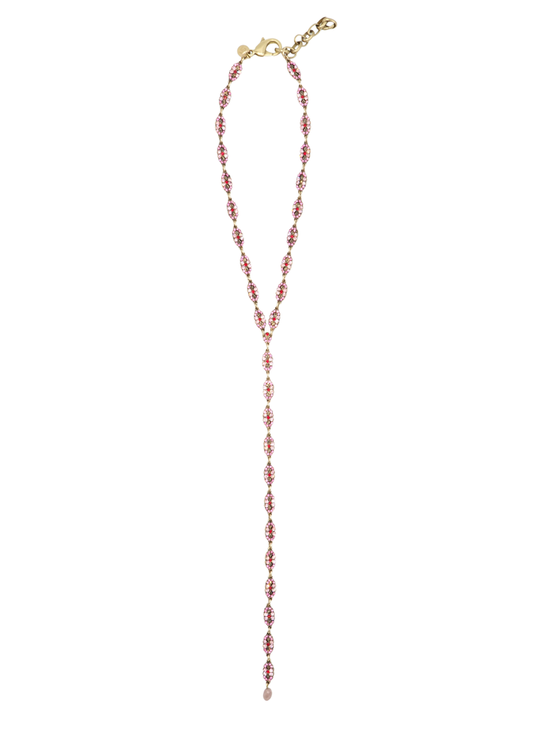 TIE OF DROPS NECKLACE - COLOR