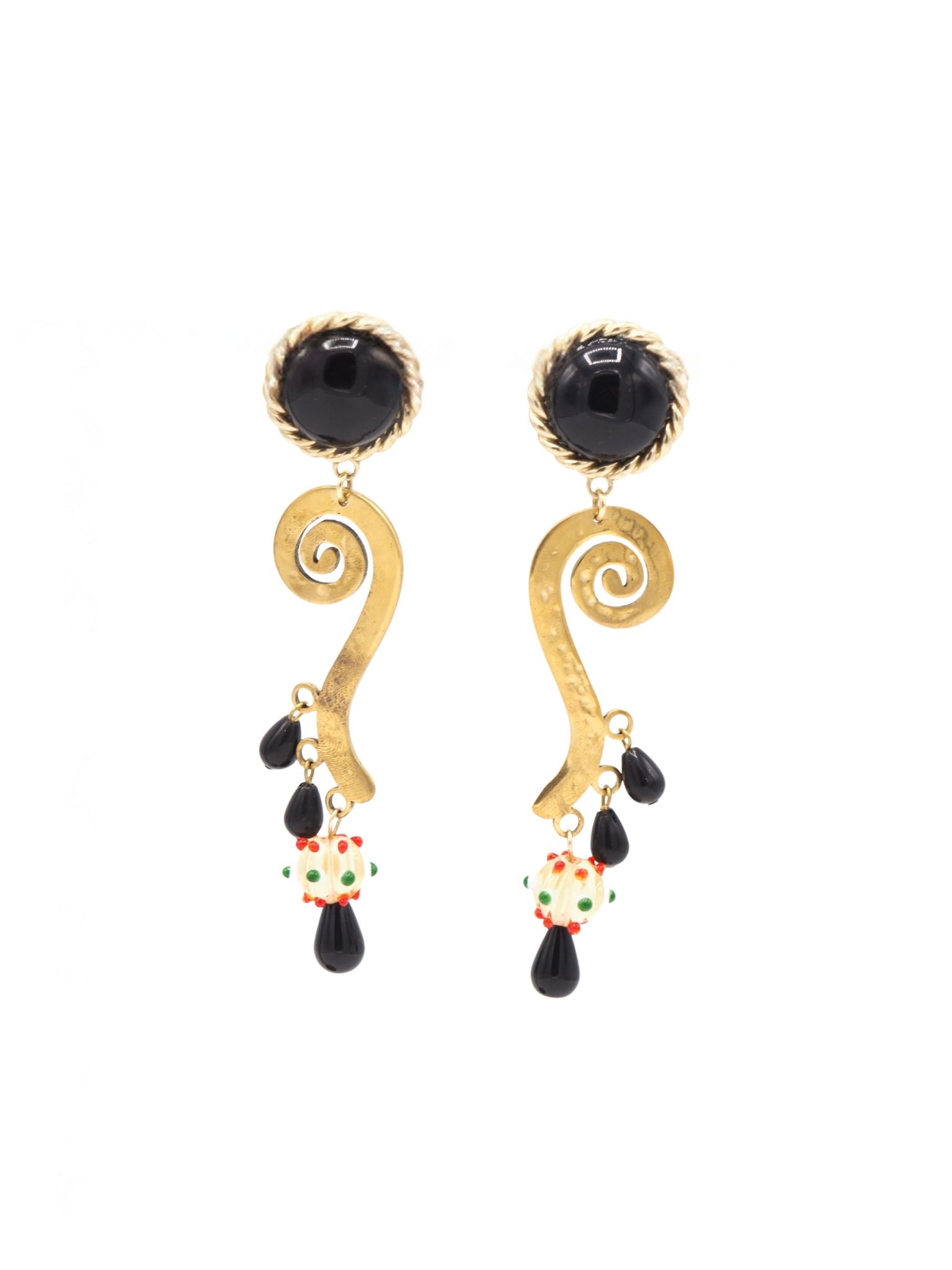 BLACK WIDOW EARRINGS