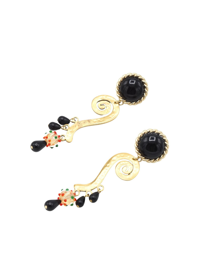 BLACK WIDOW EARRINGS