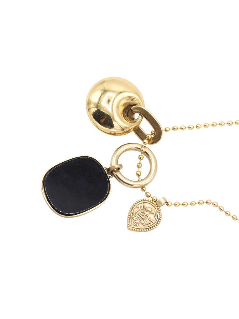 DARK COAL NECKLACE