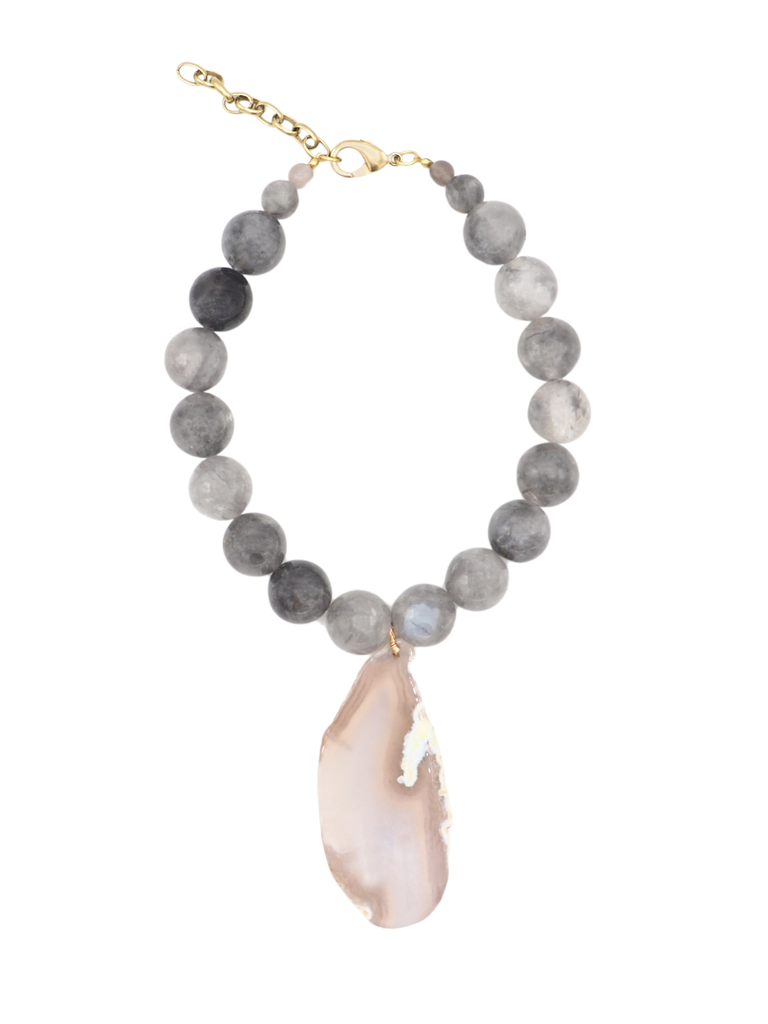 DIA GRIS NECKLACE