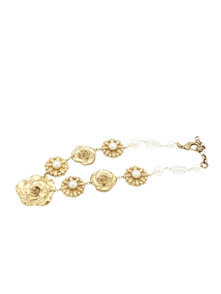 DUES FLORS NECKLACE