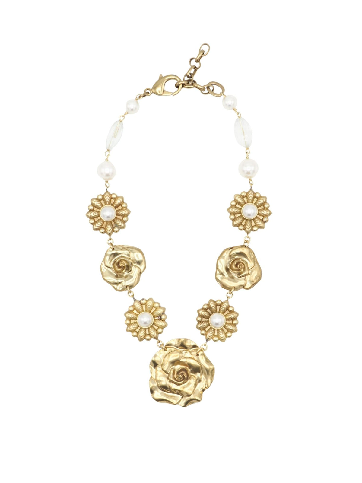 DUES FLORS NECKLACE