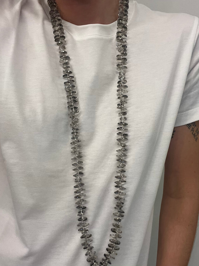 BRILLI NECKLACE - LIGHT GREY