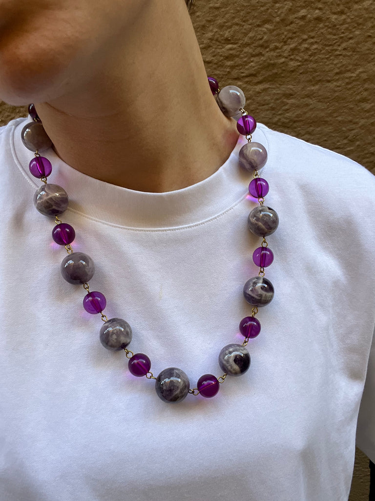 PURPLE NECKLACE