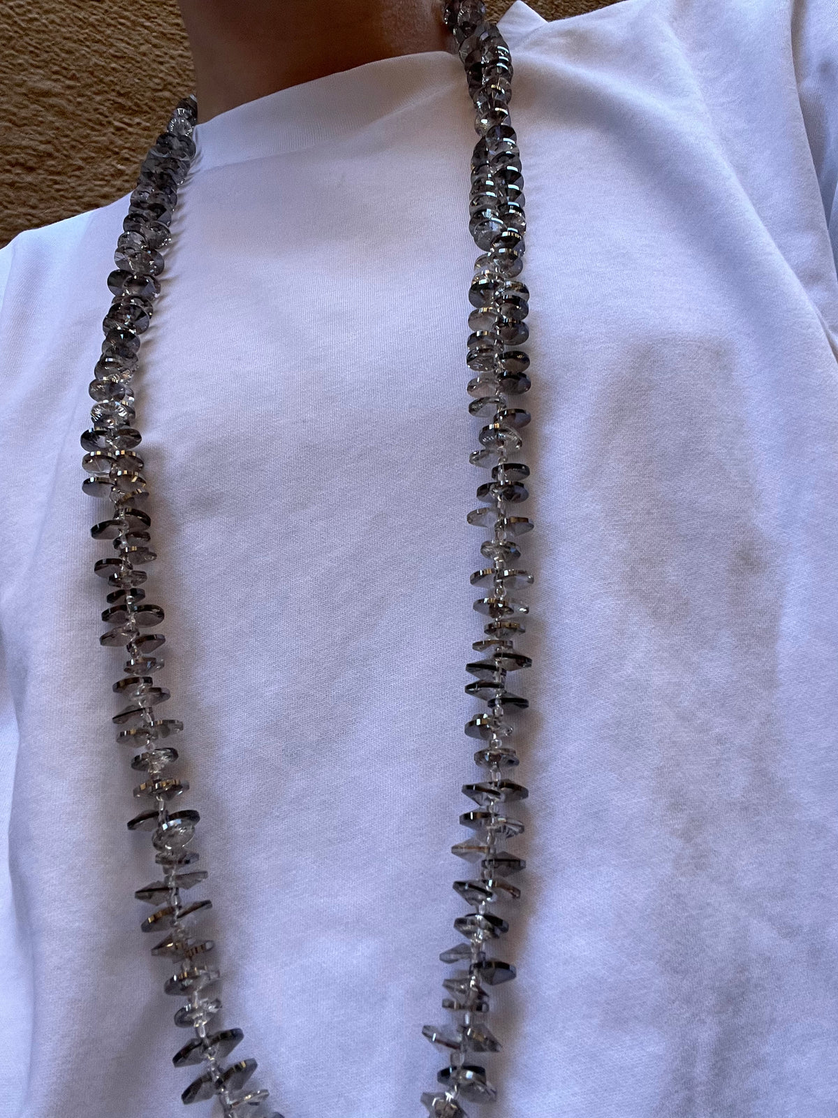 BRILLI NECKLACE - LIGHT GREY
