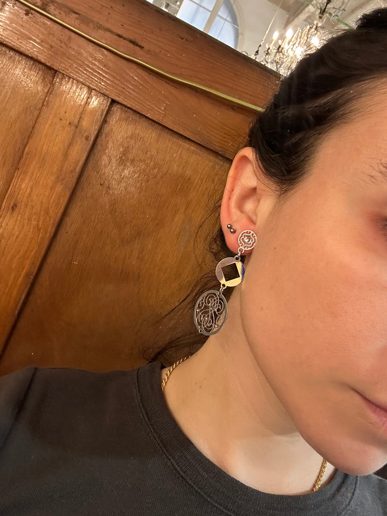 TRIPLE FILI EARRINGS
