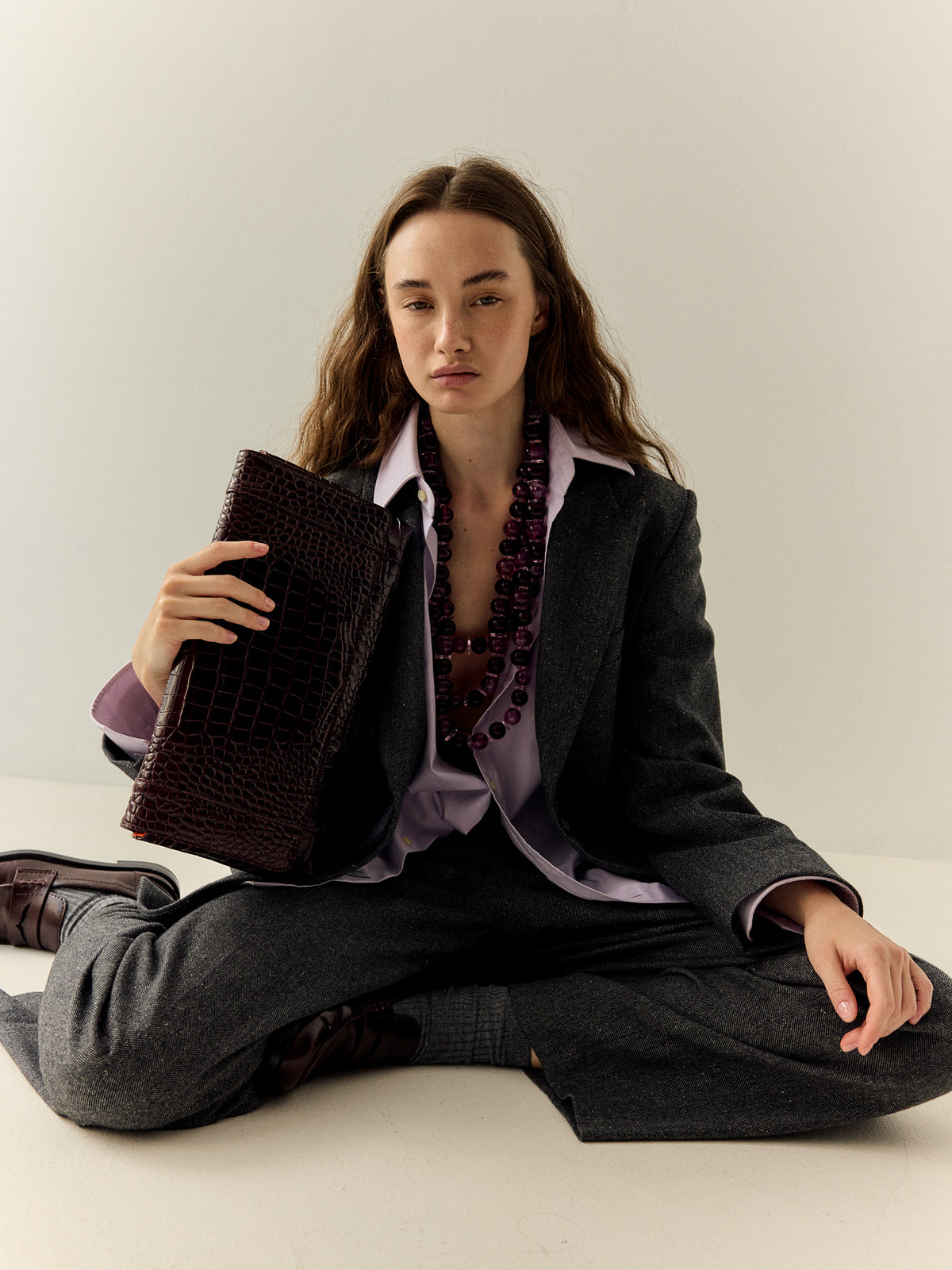 CARRIE BAG - BURGUNDY
