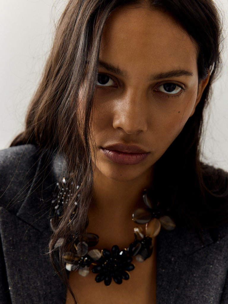PRADO AL SOL NECKLACE - BROWN