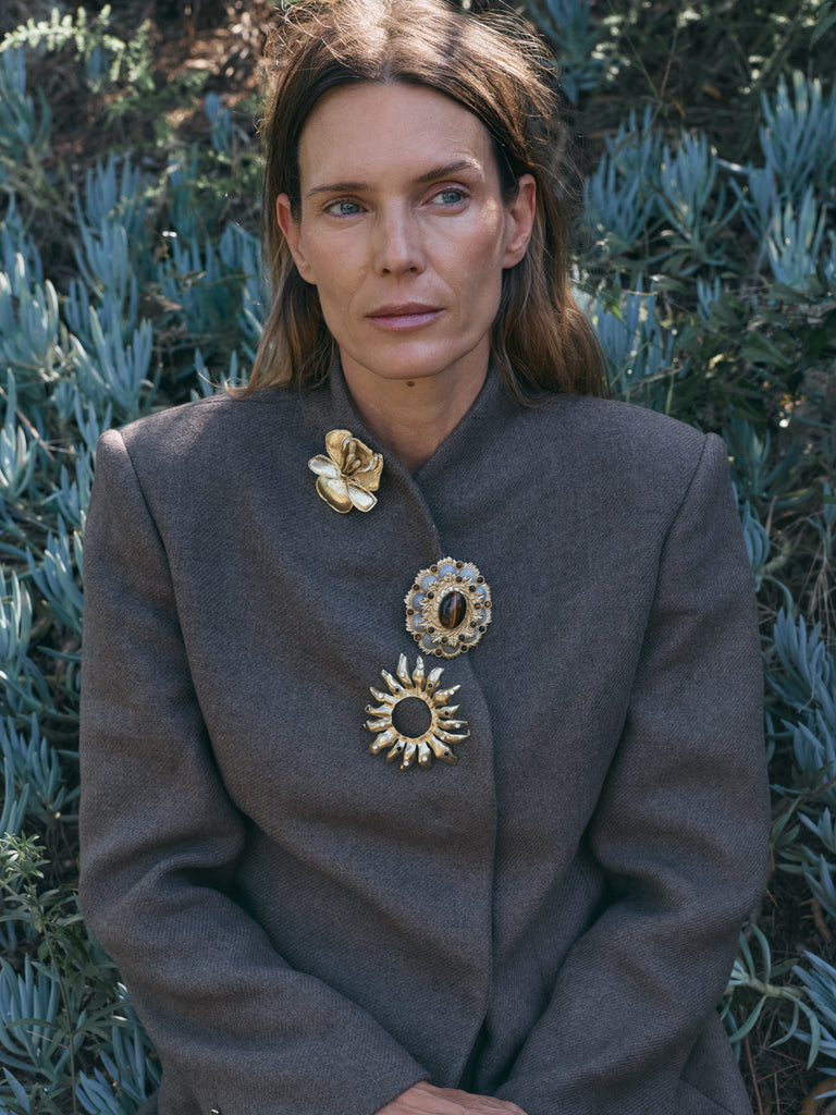 MIMOSA BROOCH
