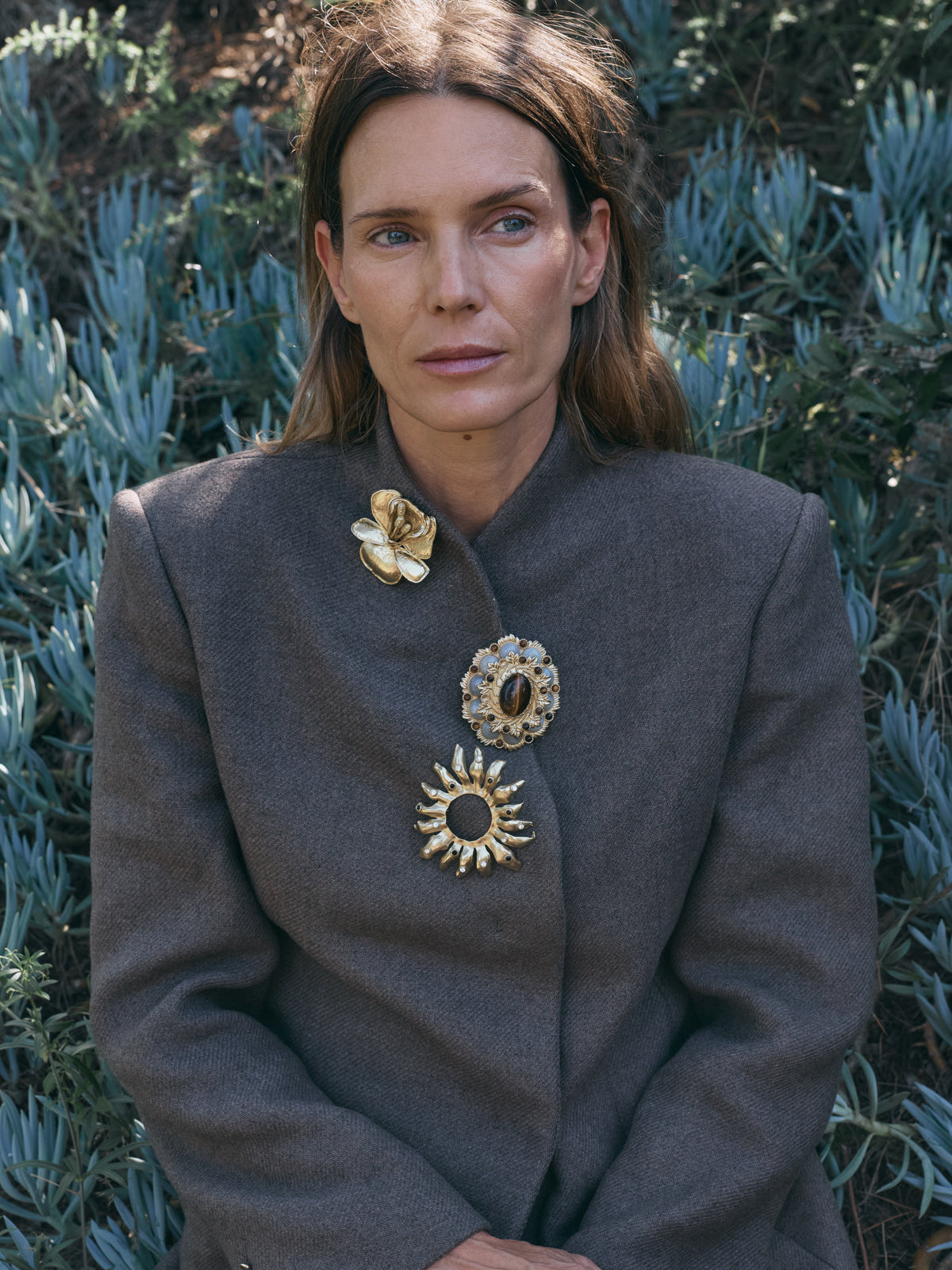 MIMOSA BROOCH