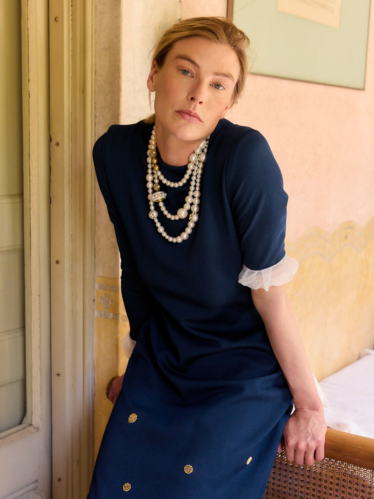 UFO IN ORBIT NECKLACE